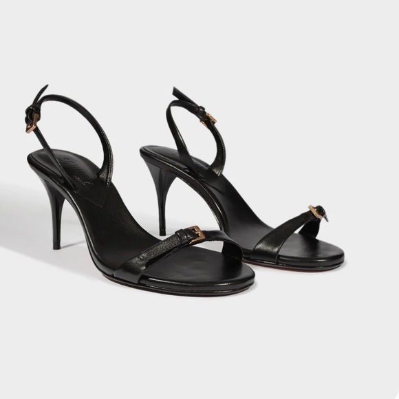 SCHUTZ Shoes - Schutz Aurora Black Sling Mid Leather